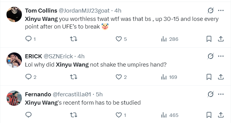 中国选手王, 次跟裁判抱 中国选手王, 次跟裁判抱